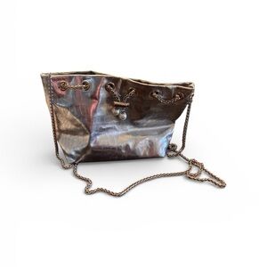 Elegant Bronze Chain Shoulder Bag